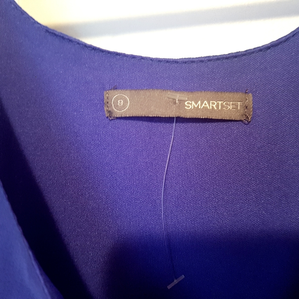 NEW Blue /black fitted dress - Picture 5 of 7